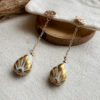 Aretes delicada dorado - Image 2