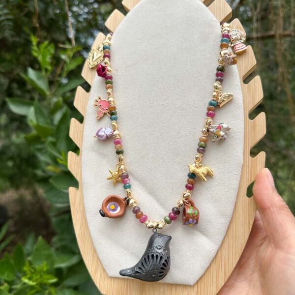 Collar mercadito pajarito