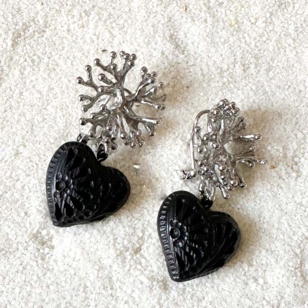 Aretes arrecife barro negro - Image 4