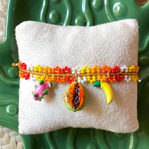 Pulsera papaya naranja